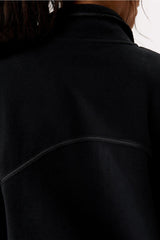 soft fleece half-zip