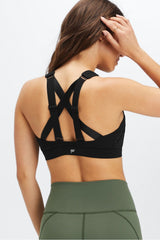belle high impact sports bra