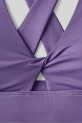 oasis twist medium impact sports bra