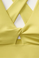 oasis twist medium impact sports bra