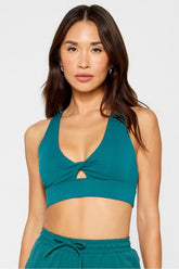 oasis twist medium impact sports bra