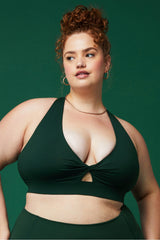 oasis twist medium impact sports bra