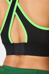 blare cross back medium impact sports bra