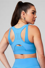 front zip high impact sports bra