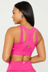 front zip high impact sports bra