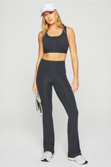 front zip high impact sports bra