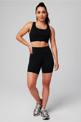 front zip high impact sports bra