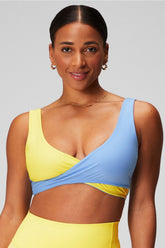 crossover low impact sports bra