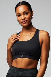 belle racerback high-impact sports bra