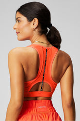 belle racerback high impact sports bra