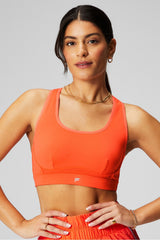 belle racerback high impact sports bra