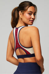 belle racerback high impact sports bra