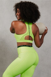 belle racerback high-impact sports bra