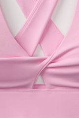 oasis twist medium impact sports bra