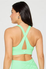 oasis twist medium impact sports bra