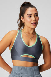 low impact keyhole sports bra
