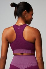 seamless low impact sport stripe bra