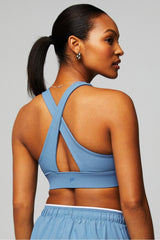 oasis rib twist medium impact sports bra