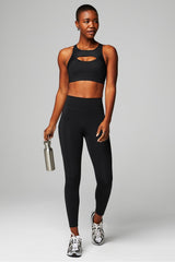 mesh breathable medium impact sports bra