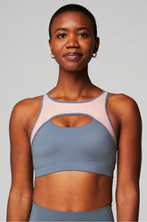 mesh breathable medium impact sports bra