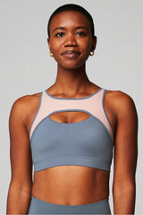 mesh breathable medium impact sports bra