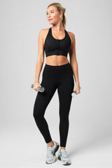 on-the-go zip medium impact sports bra