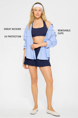 essential medium impact sports bra