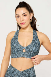 oasis twist medium impact sports bra