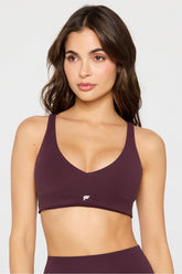 pureluxe longline low impact bra