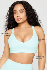 pureluxe longline low impact bra