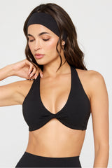 pureluxe plunge low impact bra