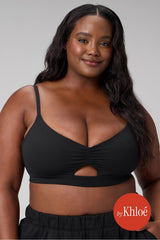 pureluxe keyhole low impact bra