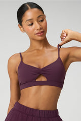 pureluxe keyhole low impact bra