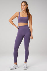 sleek seamless square neck low impact bra