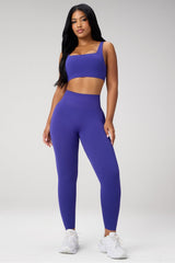 sleek seamless square neck low impact bra