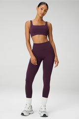 sleek seamless square neck low impact bra