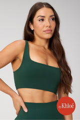 sleek seamless square neck low impact bra