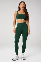 sleek seamless square neck low impact bra