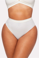 snug cotton high waist brief