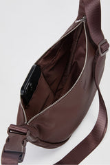 the vegan leather sling bag