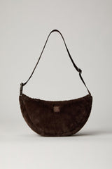the faux fur sling bag