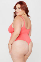 nearly naked shapewear thong bodysuit