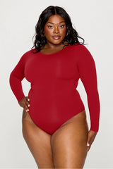 nearly naked shapewear longe sleeve bodysuit