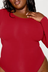 nearly naked shapewear longe sleeve bodysuit