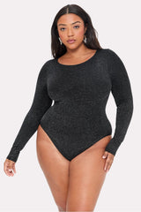 nearly naked luxe shapewear long sleeve bodysuit