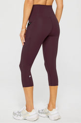 oasis pureluxe high-waisted capri