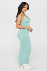smooth as hell shaping maxi dress