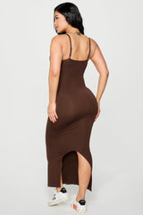 smooth as hell shaping maxi dress