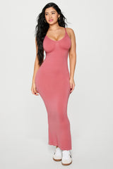smooth as hell shaping maxi dress