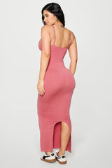 smooth as hell shaping maxi dress